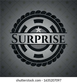 Surprise dark emblem. Vector Illustration. Detailed.