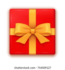 Surprise Gift Box. Vector illustration.