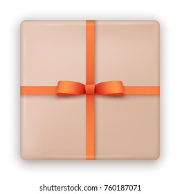 Surprise Gift Box. Vector illustration.