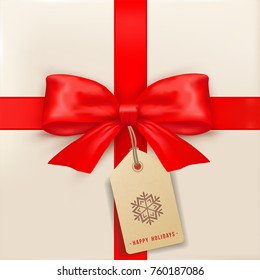 Surprise Gift Box. Vector illustration.