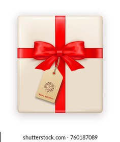 Surprise Gift Box. Vector illustration.