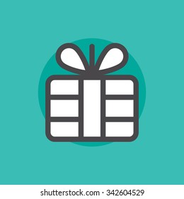 Surprise gift icon. Surprise vector. 