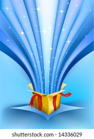 surprise gift vector