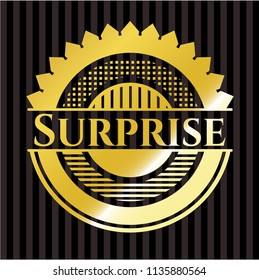 Surprise golden badge