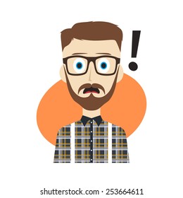 surprise guy cartoon