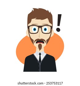 surprise guy cartoon