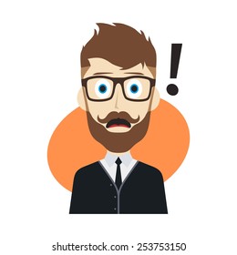 surprise guy cartoon