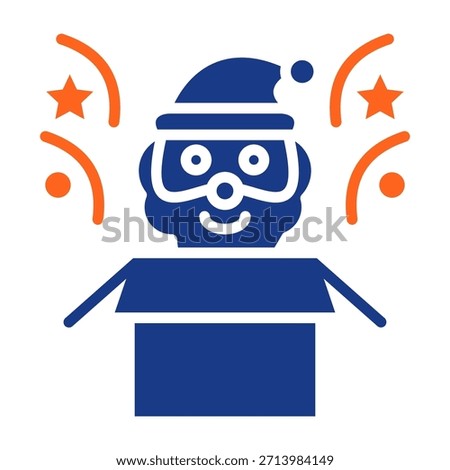 Surprise Icon Fill Vector Illustration