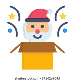 Surprise Icon Flat Vector Illustration