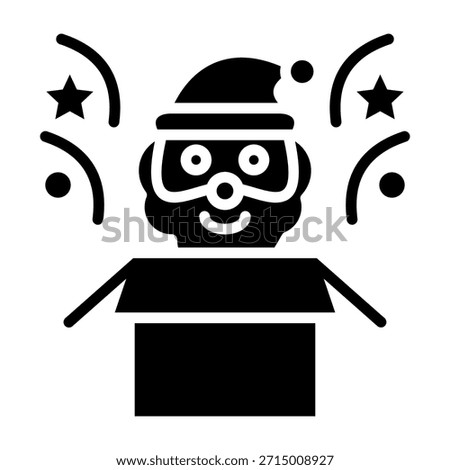 Surprise Icon Glyph Vector Illustration