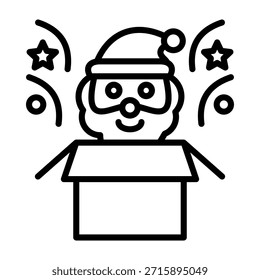 Surprise Icon Line Vector Illustration