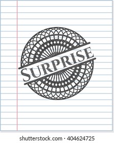 Surprise pencil draw
