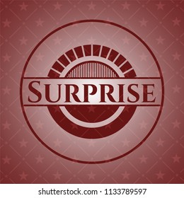 Surprise red emblem