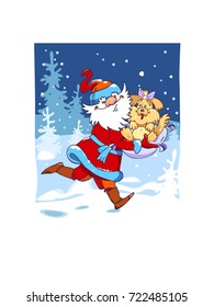 Surprise from Santa Claus. 