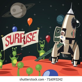 Surprise in the space