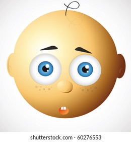 surprised baby