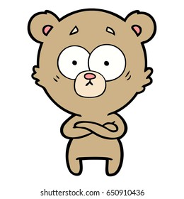 surprised bear cartoon