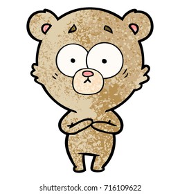 surprised bear cartoon
