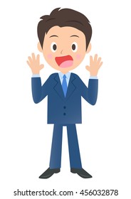 Surprised businessman