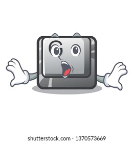 Surprised button G in the character shape