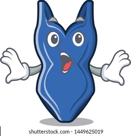 Surprised cartoon swimsuit in the a bag