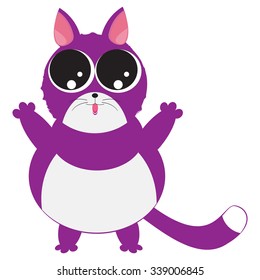 Surprised cat