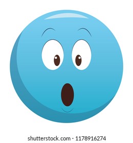 Surprised chat emoticon