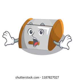 Surprised container food bread bin in store