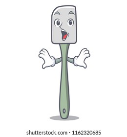 Surprised cooking tool silicone spatula mascot cartoon