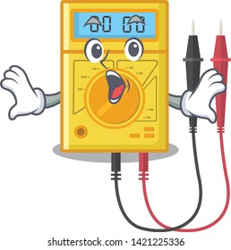 Surprised digital multimeter toys in cartoon shape