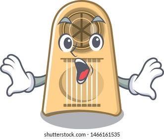 Surprised egg slicer in the mascot shape
