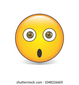 Surprised Emoji Vector