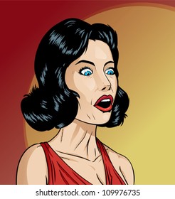 Surprised girl