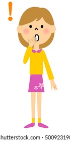 Surprised girl