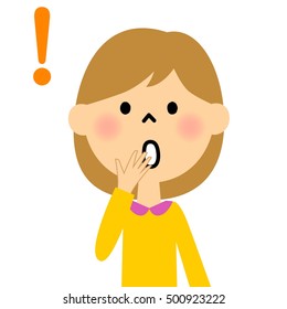 Surprised girl