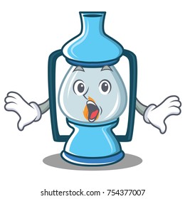 Surprised lantern character cartoon style