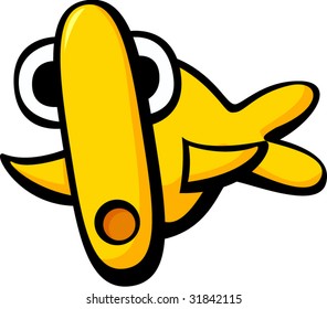 surprised looking gold fish color illustration