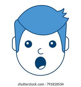 surprised man face expresion facial style