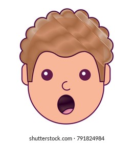 surprised man face expresion facial style