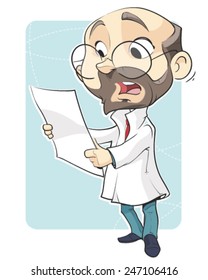 Surprised medicine doctor