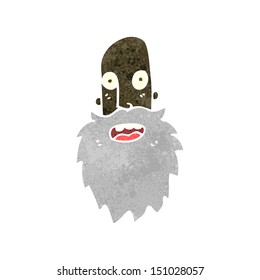 surprised old man cartoon face