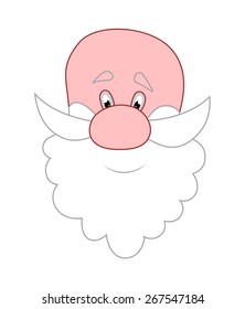 Surprised Old Santa Face