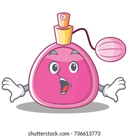 Surprised perfume bottle character cartoon