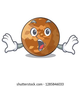 Surprised planet mercury shape in the character