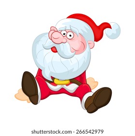Surprised Santa Character