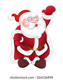 Surprised Santa Claus Dancing