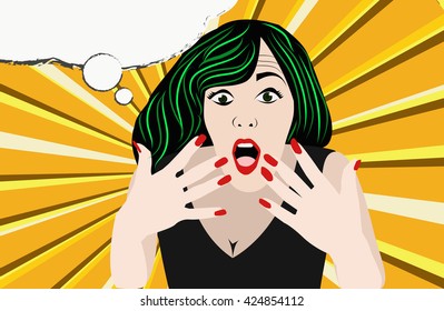 Surprised woman