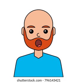 surprised young man avatar character