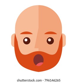 surprised young man avatar character