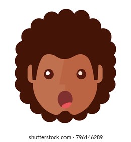 surprised young man avatar character